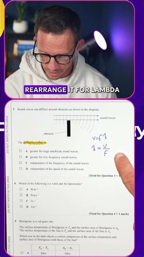Sound Wave Diffraction | Physics Exam Question Tutorial
