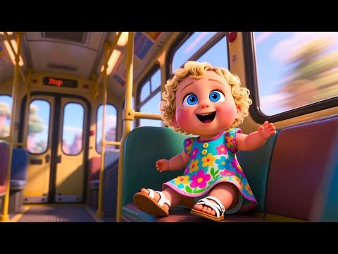 Baby’s Busy Bus Ride 🚌 | Fun Learning Video for Kids | Preschool Bus Adventure