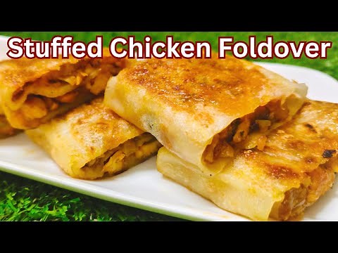 Trending Chicken Foldover Recipe | Super Easy Juicy & Crispy Restaurant-Style Recipe