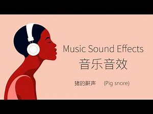 猪的鼾声（Pig snore）| 音乐音效 （Music Sound Effects）
