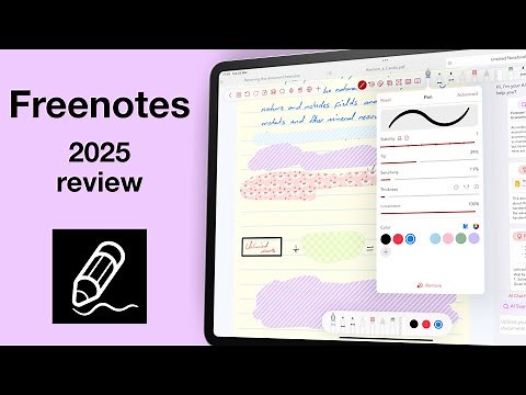 Freenotes for note-taking on the iPad (2025 review)