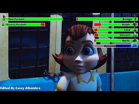 Hoodwinked! (2005) Final Battle with healthbars