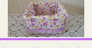 How to line a basket in 15 minutes or less