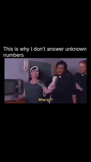 This is why I don't answer unknown numbers