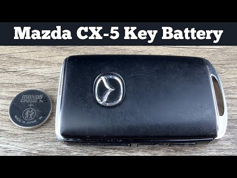 2020 - 2025 Mazda CX-5 Remote Key Fob Battery Replacement - How To Change Replace CX5 Batteries DIY