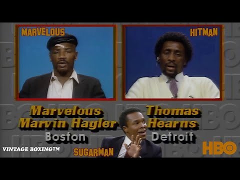 Marvelous Marvin Hagler vs Thomas Hearns HBO Replay 1080p 60fps