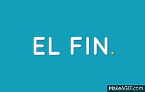 El fin gif on Make a GIF