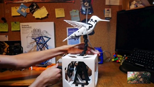 3D打印 蜂鸟 制作教程（cura切片设置在最后）