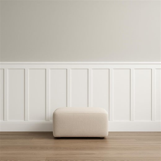 Shaker Wall Paneling Kit: Ready Assemble Wainscoting, Primed Molding - Etsy