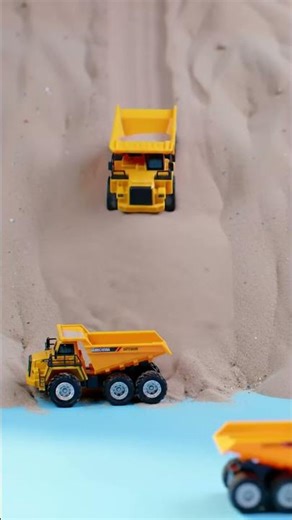 Satisfying Sand Loading & Dumping with a Toy Dump Truck! 🚚