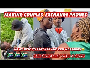 Making couples switching phones for 60sec 🥳 SEASON 2 ( 🇿🇦SA EDITION )|EPISODE 25 |
