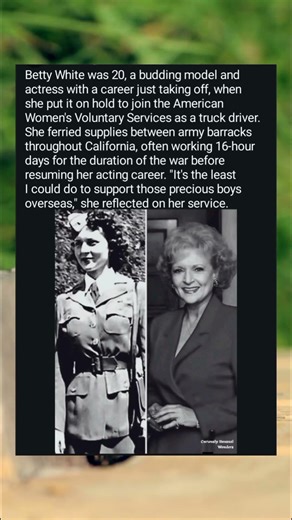 Betty White was 20, a budding model and actress with a career just taking off
