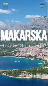 31K views · 1.5K reactions | #Makarska #beaches from above...
