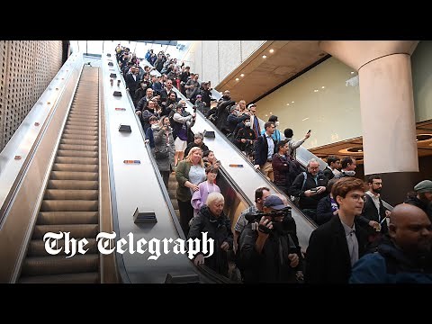 Elizabeth Line opens to passengers - but is evacuated hours after official opening