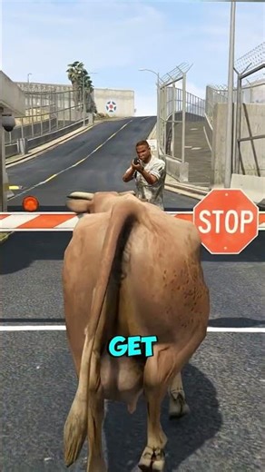 Cougar deer cow eagle vs military base #gta5 #gaming #shorts