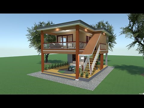 Rest House Design Idea (50sqm.)
