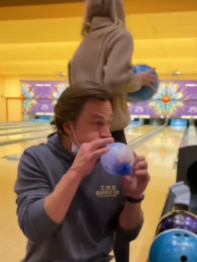 He used a balloon bowling ball... Video Credit: justinflom (TikTok) #fyp #foryou #forupage #cringe #prank #comedy #funny
