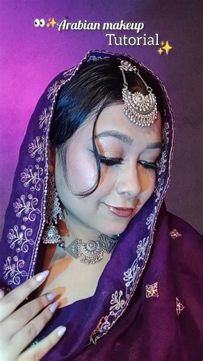 Arabian makeup 👀✨🐪#arabicmakeup #arabic #arabianmakeup #makeuptutorial #arabian #desertbeauty #viral