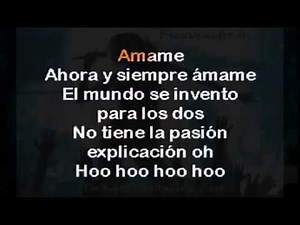 ALEXANDRE PIRES AMAME karaoke