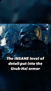 The INSANE level of detail put into the Uruk-Hai armor #lordoftherings #lotr | Middle-Earth Updates