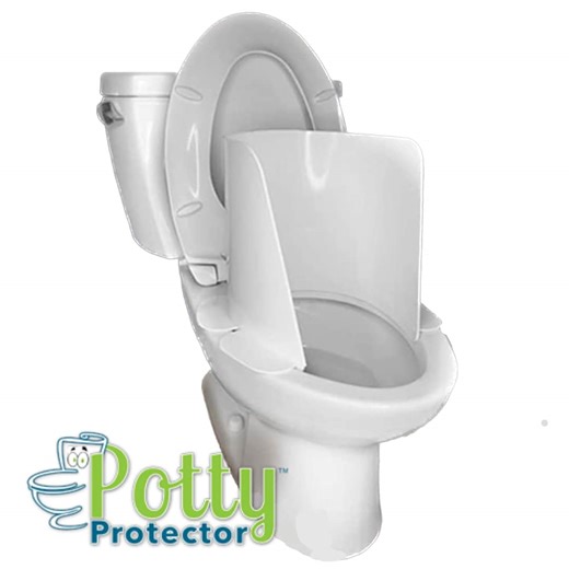 Potty Protector: Toilet Shield for Boys, Prevents Overspray - Etsy