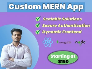 Build a Custom Full-Stack Web Application | MERN Stack Expert