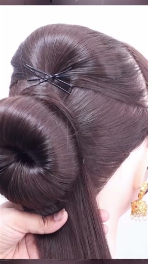 Beautiful Low Hairstyle Tutorial for Girls #hairstyle #fashion #hair #hairtutorial