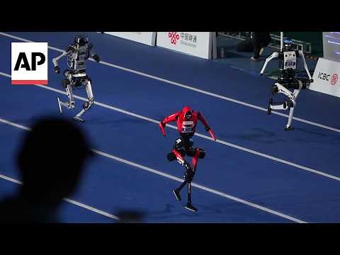 Chinese robot beats Usain Bolt's 100m world record at Beijing games