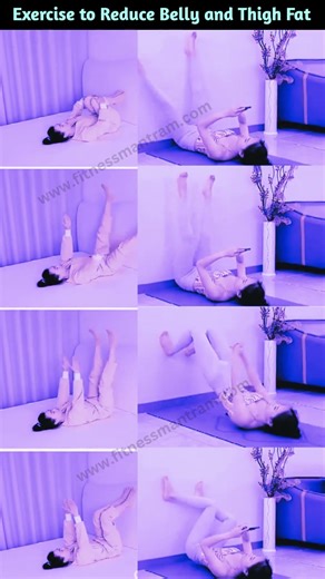 Exercise to Reduce Belly and Thigh Fat🔥30 Day Belly and Thigh Slimmer Challenge🔥#shorts #fitness