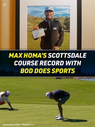 The Monument Course at Troon North boasts a unique claim. Max Homa holds the course record, and you can watch every shot of his record breaking round with Bob Does Sports. | GOLF.com