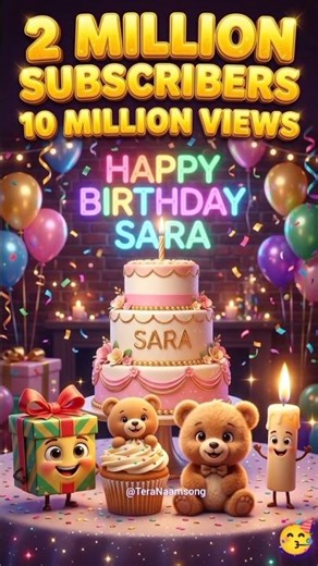 Sara Birthday Special Song! 🎂✨ #sara #HappyBirthday #Shorts #Viral