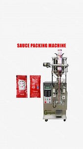 #PACKING MACHINE# fruit sauce sachet packing machine, contact us, WhatsApp: 86 18116095133(Jason), Web: www.genyondmachine.com | Genyond machine