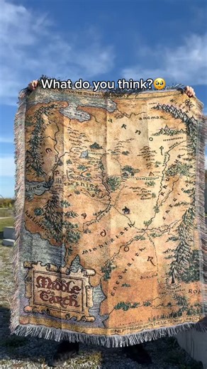 Tolkien Lovers on Instagram: "Lord of the Rings woven blankets are special! 🧶 Send it to someone who needs to see this Cc: vadora.blanket on TT, DM for credits/removal #lordoftherings #blanket #wovenblanket #fy #gift #tapestry"