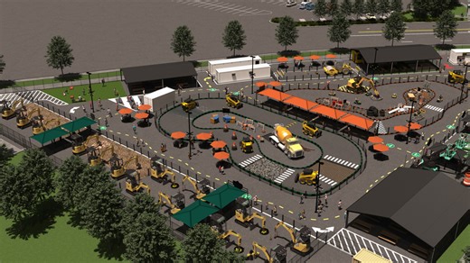 Coming to DFW in 2026: Dude Perfect kids theme park mixes their trick shot magic with construction equipment