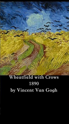 Van Gogh’s Wheatfield with Crows (1890) | His Most Haunting Final Vision #4ktvwallart #art #fineart