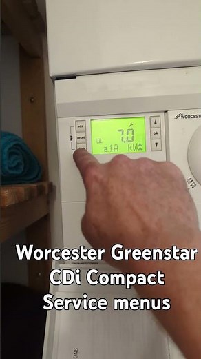 Worcester greenstar CDi Compact service menus