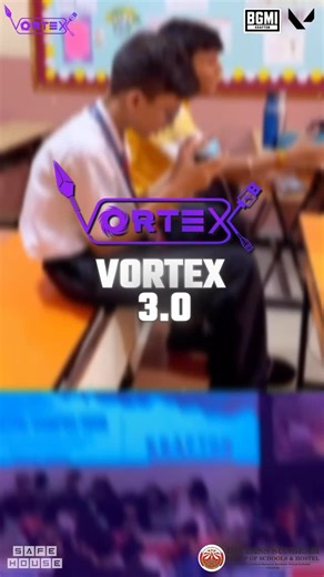 Safe House on Instagram: "Vortex 3.0 arrives this december 24th & 25th with LAN competitions for two of India’s most played titles - BGMI & Valorant and many more. This is the upgraded stage Varanasi has been waiting for. Prepare your squad and step into the competition. Registrations open soon for students across all schools, stay tuned for more announcements!"