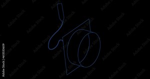 Graduation cap animation. Abstract Celebration invitation, congratulation event, greeting background. High school or college graduate video.