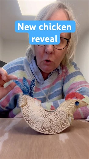 Ceramic Chicken mini-me