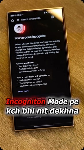 Kunal Kumar | Incognito Mode pe kch mat dekhna ❌🌚 Type - Url: chrome://net-internals/#dns #incognito #chrom #googlechrome #browser #history #tech... | Instagram