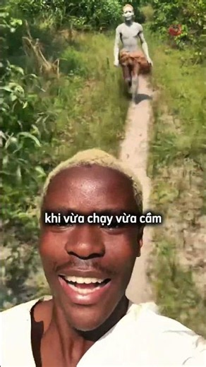 Guy being chased by someone while driving through the forest 😳
