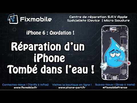 Réparation iPhone oxydé tombé dans l'eau qui ne s'allume plus (Micro soudure iPhone)