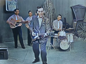 Carl Perkins - Honey Don't (1956) "Honey Don't," released in December 1956 as the B-side to "Blue Suede Shoes," is a rockabilly classic by Carl Perkins, blending country flair with rock and roll's raw energy. Recorded at Sun Studio in Memphis with producer Sam Phillips, it captures the authentic sound that defined the era. The song showcases Perkins' guitar prowess, featuring rhythmic strumming and lively solos, underpinned by a solid rockabilly backbeat. The lyrics present a man's playful yet s