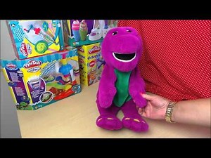 Large Animated Purple Dinosaur Barney Soft Toy with singing
