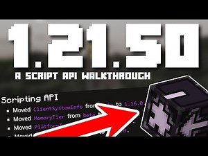 Minecraft v1.21.50 Update Walkthrough | Jigsaw, Scripting, Editor, and so much more!