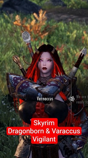 🛡️ Skyrim Vigilant – A Tense Encounter with Veraccus #shorts #shortsfeed #skyrimse #mods