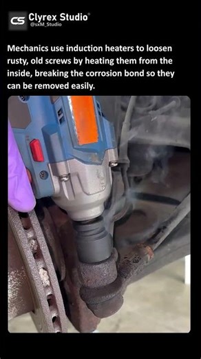 How Induction Heating Loosens Rusted Screws