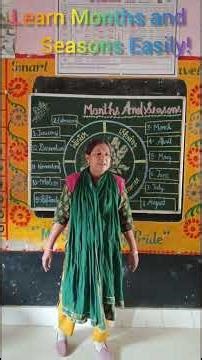 The 12 Months of the Year and 4 Seasons Explained for Kids