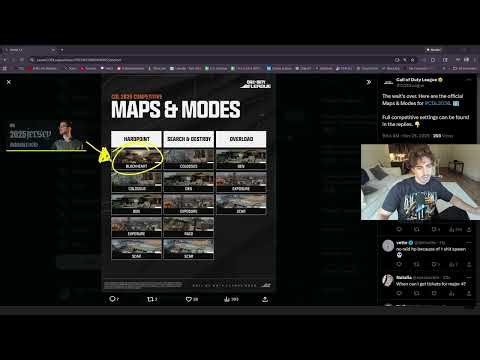 OpTic's Coach JP Reacts to CDL Announcing The Official CDL Mapset for the 2026 Season! 👀