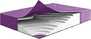 Blue Magic - Waveless 99%, Super Single Size, Hardside Water Bed Mattress, Contains Fiber Reducing Layers, Bladder Corners are Reinforced, 18ml Smooth Vinyl